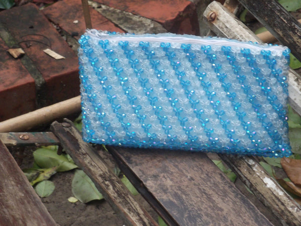 A Handcrafted Bead Woven Purse